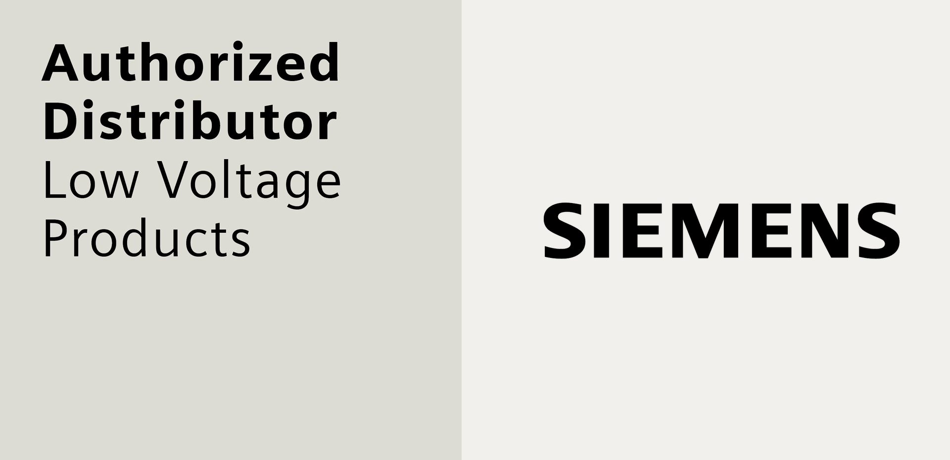 Authorised Siemens Distributor Logo