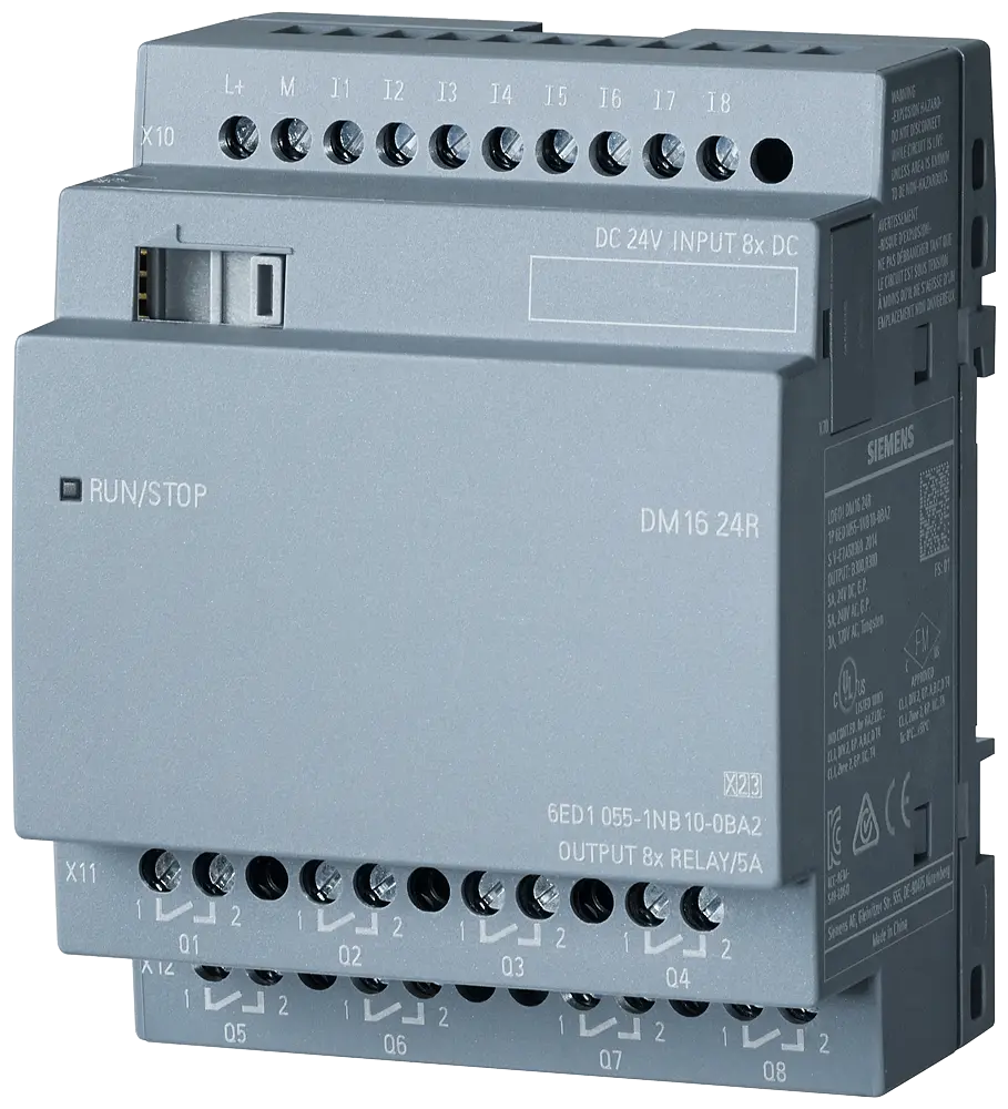 [LOGO! Expansion 24VDC Relay 8DI/8DO] 6ED1055-1NB10-0BA2