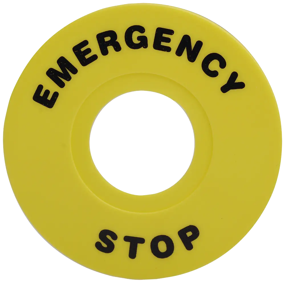 [SIRIUS Round Emergency Stop Yellow Plate] 3SB6900-0GC