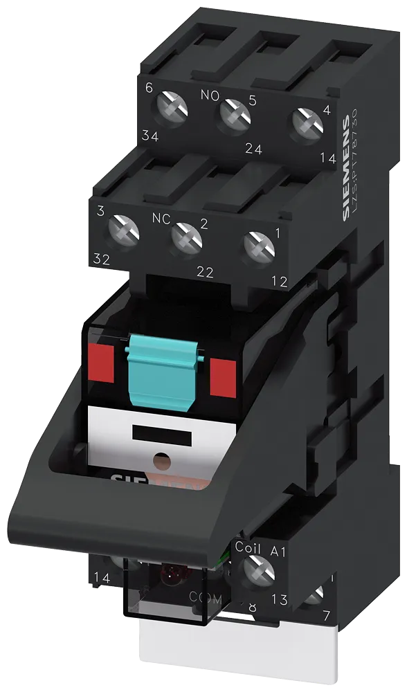 [Plug-In Relay Complete Unit 230V, 3 CO, LED Red] LZS:PT3A5T30