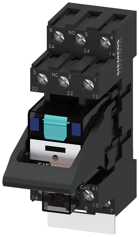 [Plug-In Relay Complete Unit 24VDC, 3 CO, LED Red] LZS:PT3A5L24