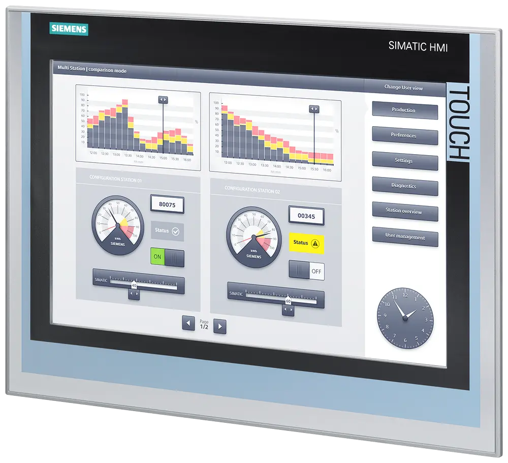 [SIMATIC HMI MTP1500 WinCC Comfort] 6AV2124-0QC02-0AX2