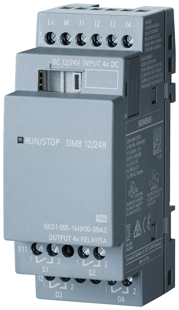 [LOGO! Expansion 24VDC Relay 4DI/4DO] 6ED1055-1MB00-0BA2