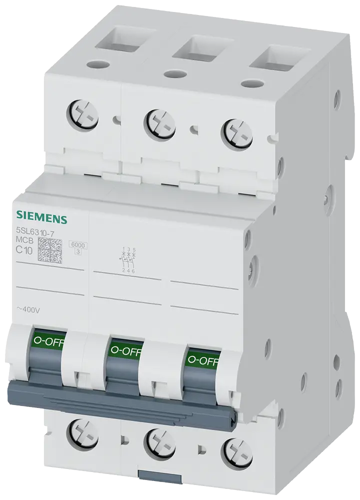 [SENTRON MCB 3P 6kA 10A C] 5SL6310-7
