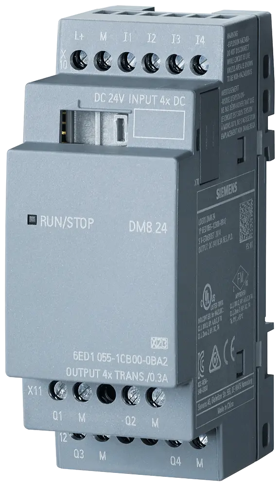 [LOGO! Expansion DM8 24V/24V/trans., 4 DI/4 DO] 6ED1055-1CB00-0BA2