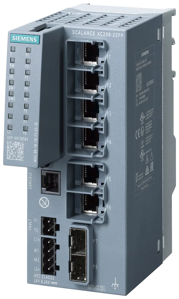 [SCALANCE XC206-2SFP Managed IE Switch] 6GK5206-2BS00-2AC2