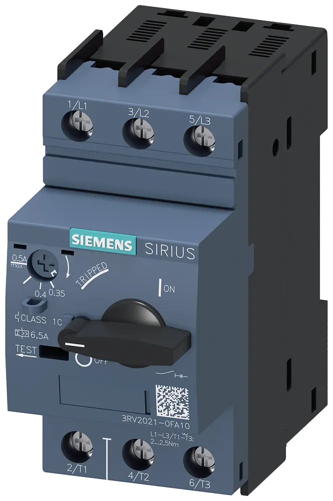 [SIRIUS Motor Circuit Breaker 0.35-0.5A] 3RV2021-0FA10