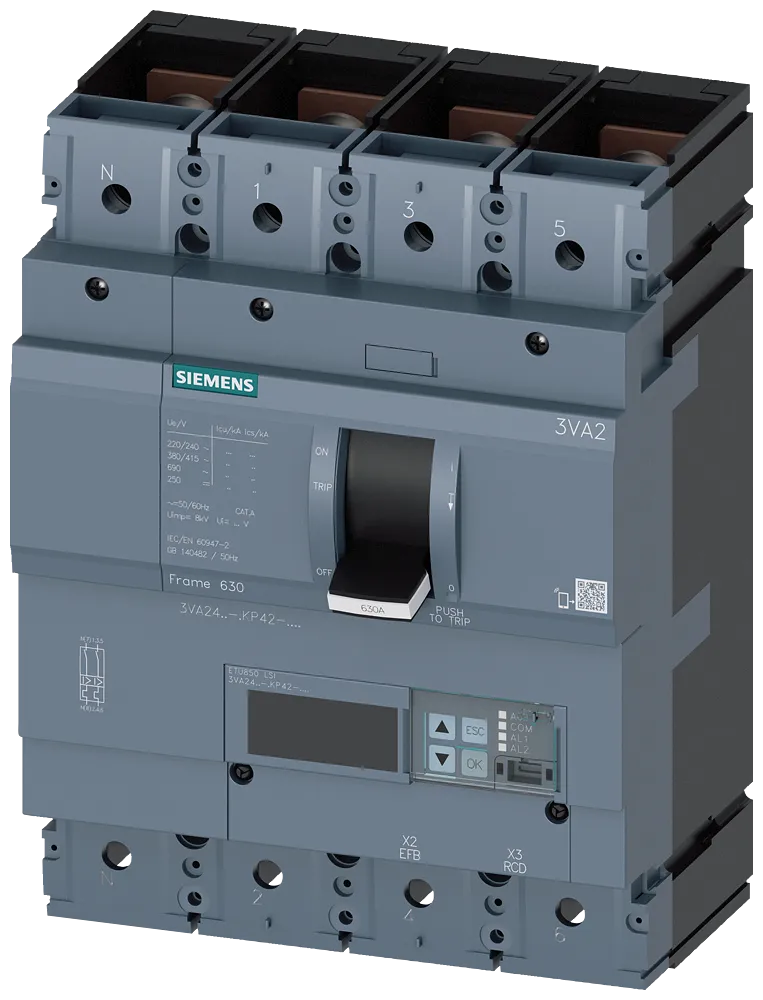 [SENTRON MCCB IEC FS630 400A 4P 55KA ETU8 LSI] 3VA2440-5KP42-0AA0