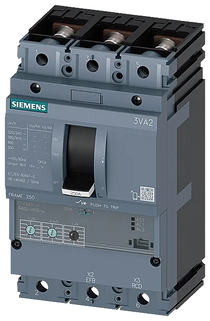 [SENTRON MCCB 3P 55kA 250A ETU320] 3VA2225-5HL32-0AA0