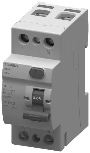 [SINOVA RCCB 2P 10kA 63A 30mA] 5TJ8316-0