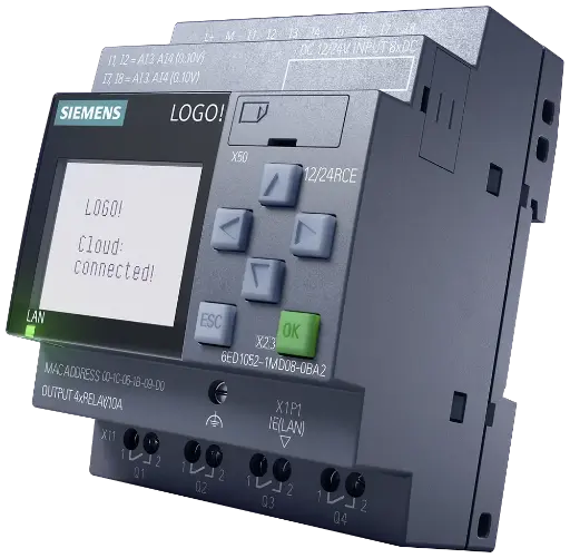 [LOGO! 12/24RCE Logic Module Relay 12/24VDC] 6ED1052-1MD08-0BA2