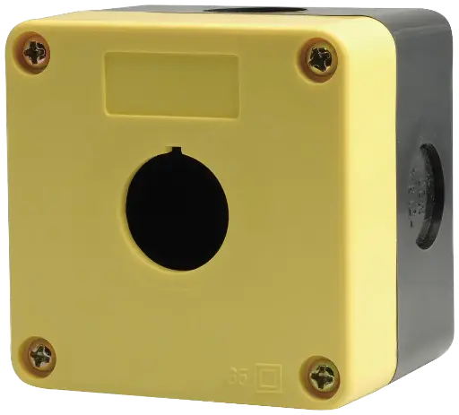 [SIRIUS Enclosure 1 Pushbutton Yellow Top] 3SB6811-0AA20-0BA0