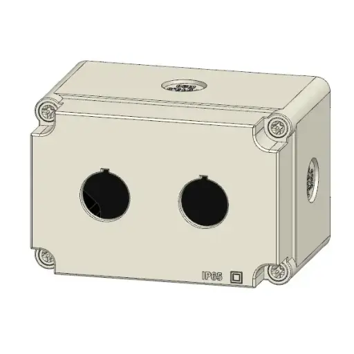 [SIRIUS Enclosure 2 Pushbutton Grey] 3SB6812-0AA10-0BA0