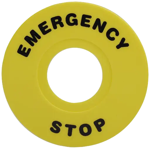 [SIRIUS Round Emergency Stop Yellow Plate] 3SB6900-0GC